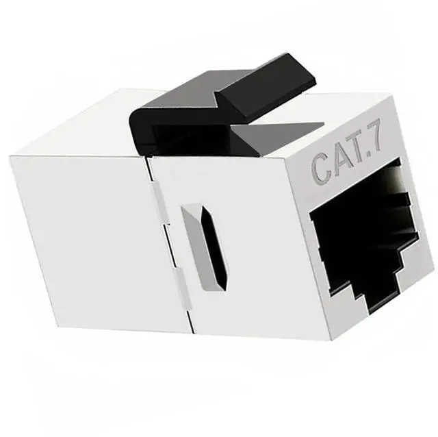 Main image of xiwai 10-Gigabit UTP CAT7 Coupler Inline Keystone Jack RJ45 Female to Female STP Shield UTP 8P8C Keystone Insert Compatible with All CAT5 CAT5e CAT6 CAT6a Cat7 Applications