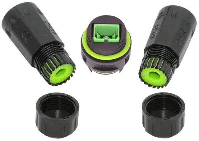 Main image of xiwai IP68 Connector Waterproof SC Female to SC Female Coupler M20 Locking Nut Singlemode Fiber Optic Network Internet Extension Adapter