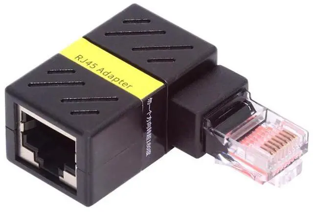 Main image of xiwai CAT6 UTP Male to Female Extenders 360 Degree Angled Rotation Adapter RJ45 8P8C 1000Mbps for LAN Ethernet Network
