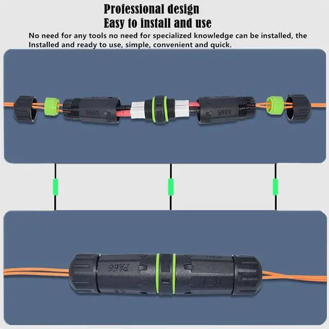 Alt view image 4 of 7 - xiwai IP68 Connector Waterproof SC Female to SC Female Coupler M20 Locking Nut Singlemode Fiber Optic Network Internet Extension Adapter