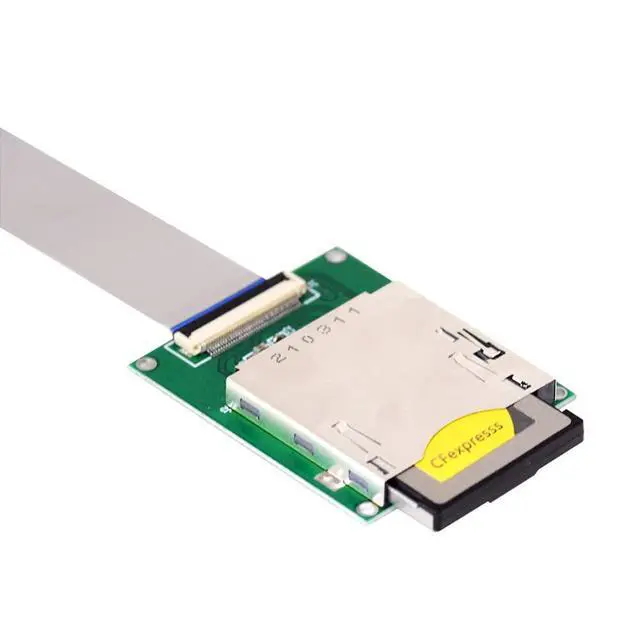 Alt view image 7 of 7 - for Mainboard NGFF M.2 NVMe to CF Express Extension Cable M2 M-Key for CFE Type-B Support R5 Z6 Z7 Memory Card