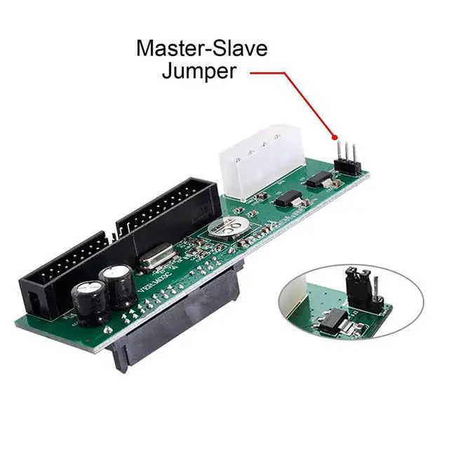 Alt view image 3 of 7 - xiwai SATA Disk to IDE/PATA 40Pin Motherboard Converter Adapter PCBA for Desktop & 2.5 3.5" Hard Disk Drive