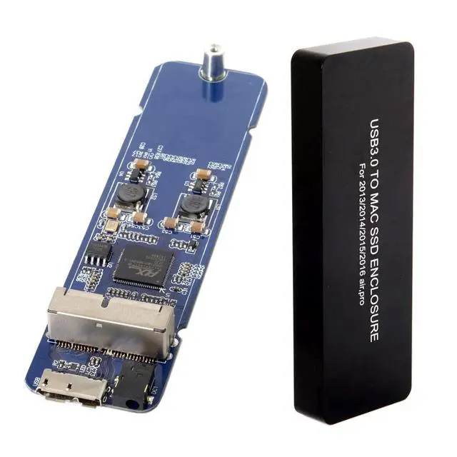 Alt view image 3 of 7 - USB 3.0 to 16+12 Pin Air Pro 2013 2014 2015 2016 2017 SSD Portable Case Mobile Box HDD Enclosure