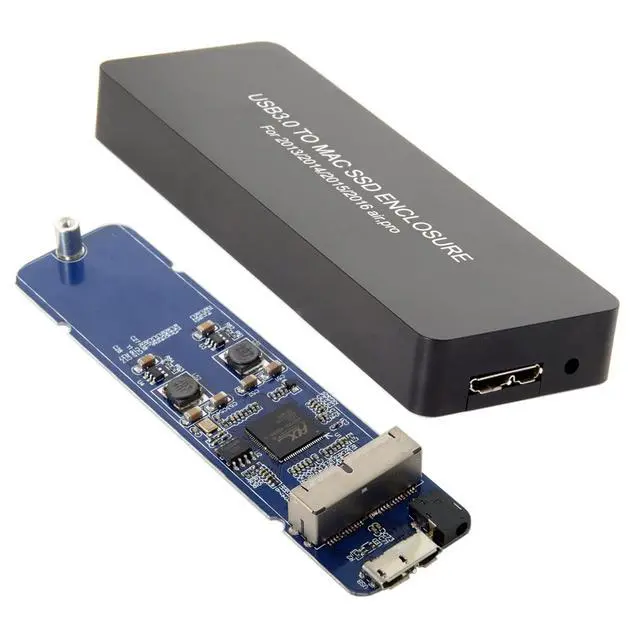 Alt view image 2 of 7 - USB 3.0 to 16+12 Pin Air Pro 2013 2014 2015 2016 2017 SSD Portable Case Mobile Box HDD Enclosure