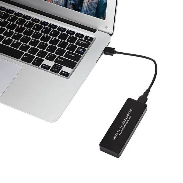 Alt view image 4 of 7 - USB 3.0 to 16+12 Pin Air Pro 2013 2014 2015 2016 2017 SSD Portable Case Mobile Box HDD Enclosure