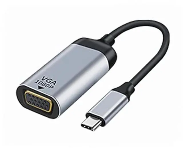 Main image of Type C to VGA Cable Monitor Adapter 1080p 60hz for Tablet & Phone & Laptop