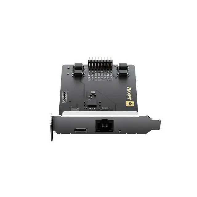 Alt view image 4 of 6 - JetKVM Open-Source IP KVM Remote Control Jet KVM Over IP, Ultra-Low Latency Touchscreen Compatible with Mac/Windows/Linux, for Home Offices Data Centers Server Management (ATX Extension Board)