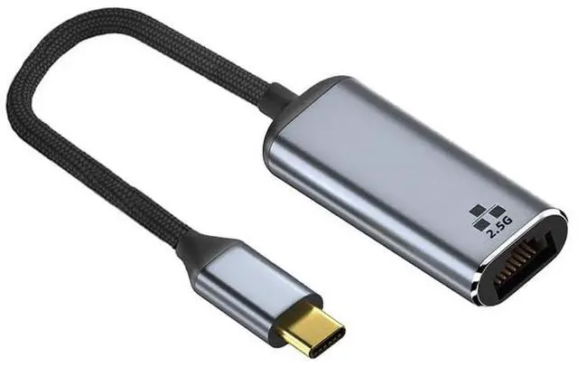Main image of 2.5Gbps 2500Mbps to USB 3.1 Type-C GBE USB-C Gigabit 1000Mbps Ethernet Network LAN Cable Adapter for Desktop Motherboard