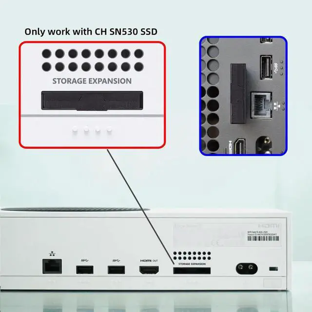 Alt view image 5 of 7 - NVMe M.2 2230 SSD M-Key to CFexpress Type B Adapter Memory Card Kit Case CFE CFB Adapter Alloy Shell for Camera 8K RAW PCIe Expansion