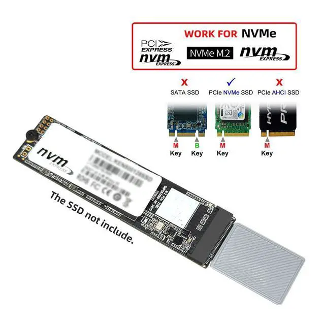 Alt view image 7 of 7 - CFexpress Type-A to NVME 2230 2240 2260 2280 Memory Card Kit Case CFE CFA M-Key Adapter for Camera 8K RAW PCIe Expansion