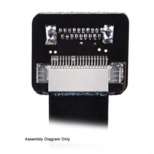 Alt view image 6 of 7 - 5pcs FPC Ribbon Flat Cable 0.5mm Pitch 20pin for USB2.0 Flat FPC 480Mbps Compatible with FPV HDTV Camera Multicopter Aerial Photography (50cm)