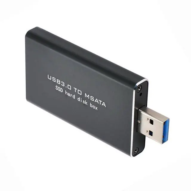 Main image of 50Pin Mini PCI-E mSATA SSD to USB 3.0 Type-A External PCBA Conveter Adapter 5Gbps Pen Driver Card Enclosure with Case
