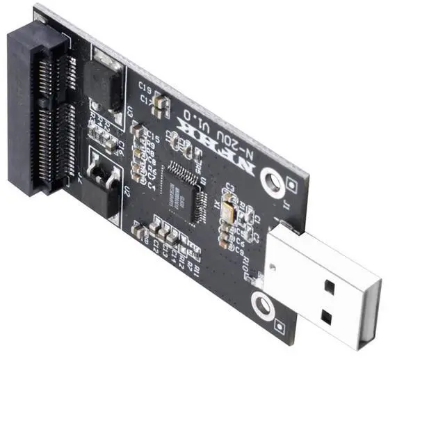 Main image of 50Pin Mini PCI-E mSATA SSD to USB 2.0 Type-A External PCBA Conveter Adapter 480Mbps Pen Driver Card Enclosure Without Case