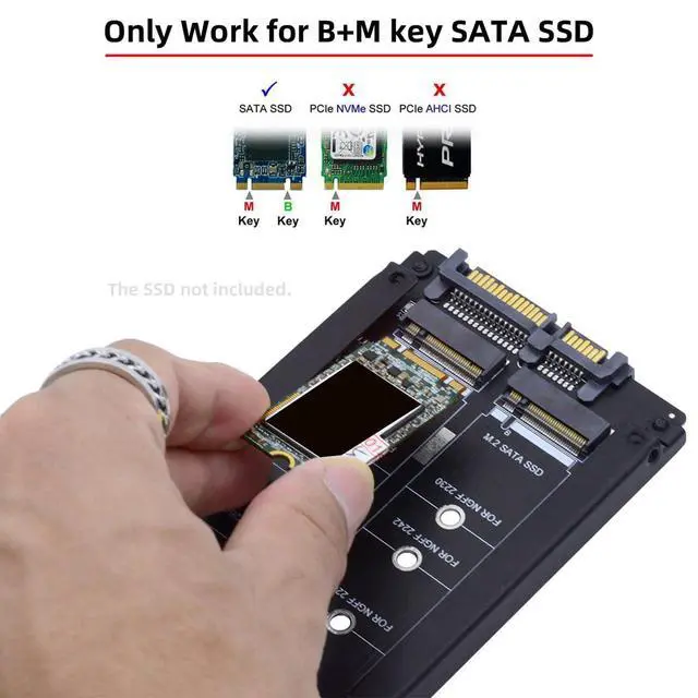 Alt view image 2 of 7 - Dual MSATA Mini-SATA SSD Card JBOD Raid0 Span Bridge to 2.5inch SATA Combo HDD Disk Drive Enclosure