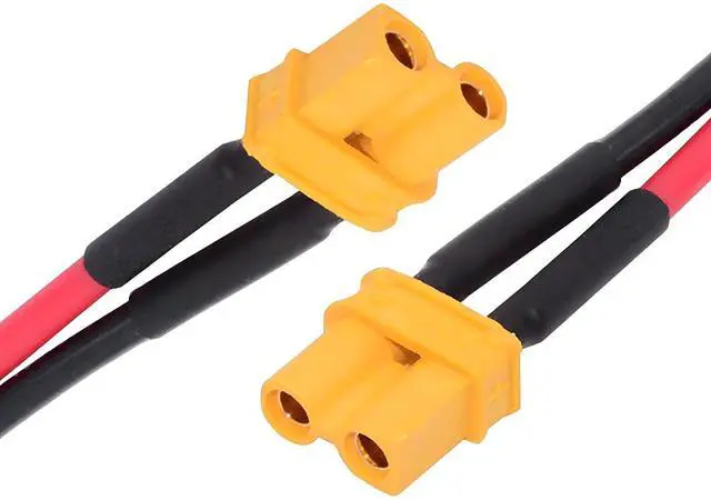 Main image of XT30 High Current Power Connector Female to Female 18AWG Extension Cable Compatible with RC Battery Quadcopter Multirotor Portable Charge Station Solar Panel (50cm)