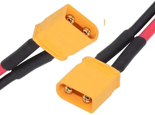 Main image of XT30 High Current Power Connector Male to Male 18AWG Extension Cable Compatible with RC Battery Quadcopter Multirotor Portable Charge Station Solar Panel (50cm)