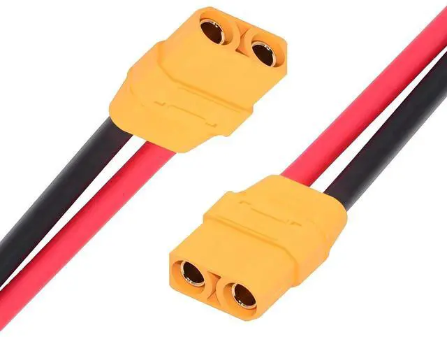 Main image of XT90 High Current Power Connector Female to Female 10AWG Extension Cable Compatible with RC Battery Quadcopter Multirotor Portable Charge Station Solar Panel (50cm)