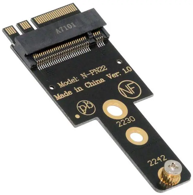 Main image of 2230 A+E-Key Male Host to NVME M-Key Female SSD Extension Adapter for Laptop Mainboard SSD 2230 2242