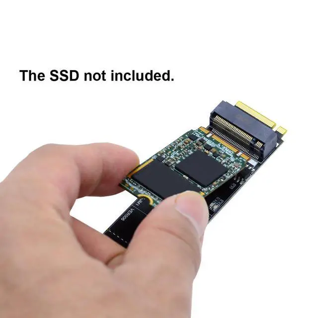 Alt view image 3 of 7 - SATA NGFF Key B+M SSD to NVME M-Key Host Motherboard Desktop Adapter Converter SSD Card JMB582 2280