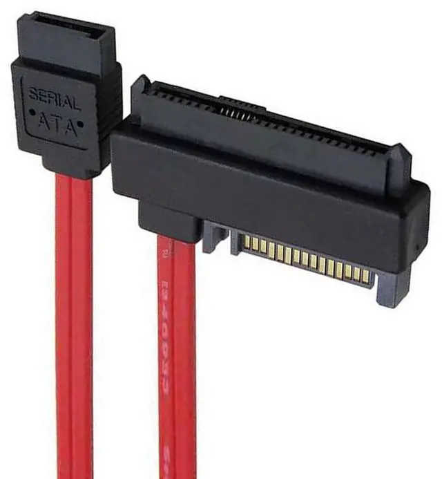 Main image of SAS Cable SFF-8482 SAS 29 Pin to SATA 22Pin Hard Disk Drive Raid Extension Cable Unidirectional (No Integrated Chips) with 15 Pin SATA Power Port (50cm)