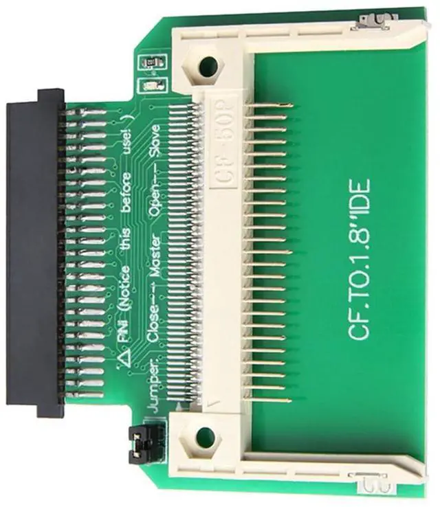 Main image of CF Compact Flash Memory Card True-IDE Mode to 50pin 1.8 Inch IDE Hard Drive HDD SSD Converter Adapter Supports Master Slave Mode