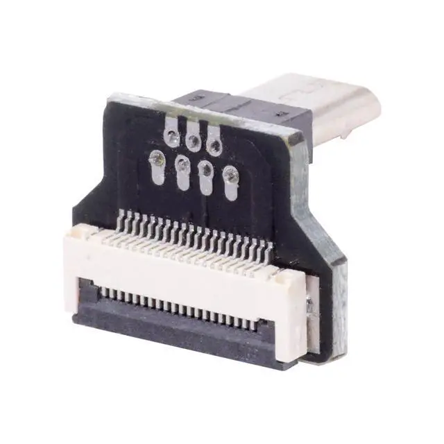 Alt view image 2 of 7 - 5pcs Micro 5Pin USB2.0 Male Connector Up Angled 90 Degree Flat FPC 480Mbps Data Power Compatible with FPV Camera Multicopter Aerial Photography