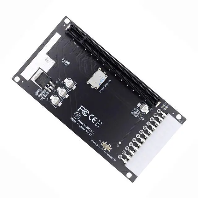 Main image of 4X Oculink SFF-8612 SFF-8611 to PCIE PCI-Express 16x Adapter with ATX 24pin Power Port for Mainboard Graphics Card