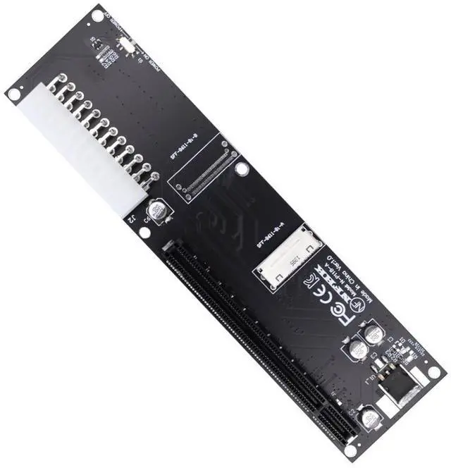 Main image of 8X Oculink SFF-8612 8611 to PCIE PCI-Express 16x Adapter with ATX 24pin Power Port for Mainboard Graphics Card