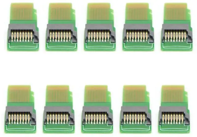 Main image of 10pcs/Pack UHS-I TF Micro SD Male Extender to TF Card Female Extension Adapter PCBA Compatible with SD/SDHC/SDXC UHS-1 (Green PCB)