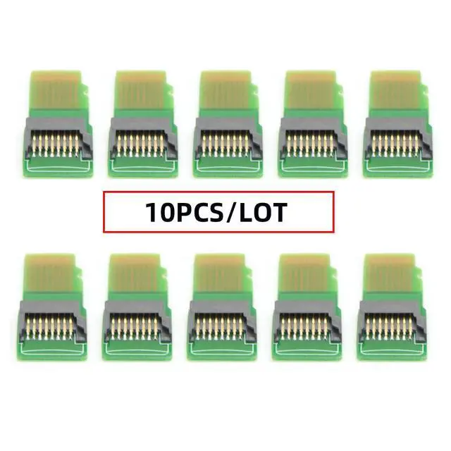 Alt view image 2 of 7 - 10pcs/Pack UHS-I TF Micro SD Male Extender to TF Card Female Extension Adapter PCBA Compatible with SD/SDHC/SDXC UHS-1 (Green PCB)