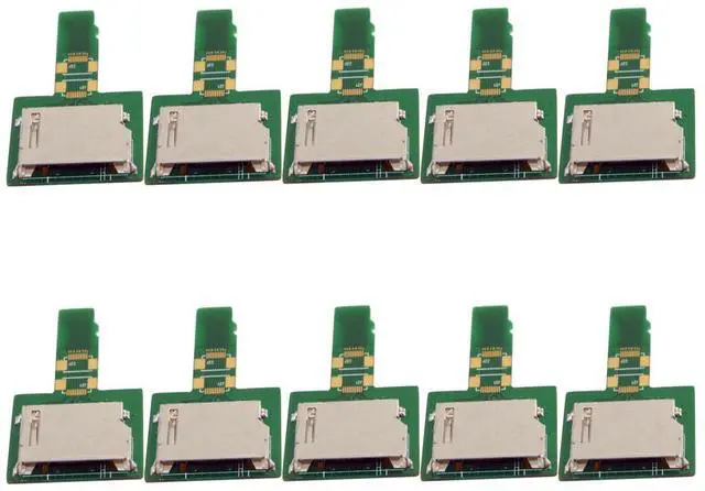 Main image of 10pcs/Pack UHS-I TF Micro SD Male Extender to SD Card Female Extension Adapter PCBA Compatible with SD/SDHC/SDXC UHS-1 (Green PCB)