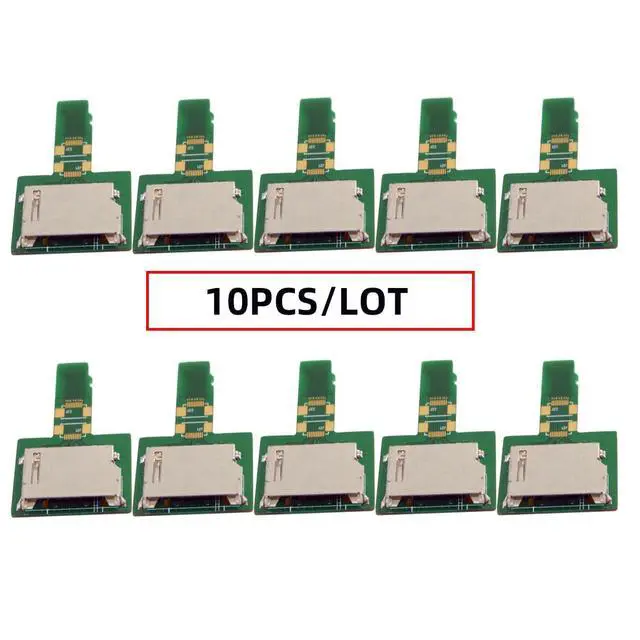 Alt view image 2 of 7 - 10pcs/Pack UHS-I TF Micro SD Male Extender to SD Card Female Extension Adapter PCBA Compatible with SD/SDHC/SDXC UHS-1 (Green PCB)