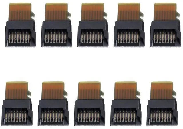 Main image of 10pcs/Pack UHS-I TF Micro SD Male Extender to TF Card Female Extension Adapter PCBA Compatible with SD/SDHC/SDXC UHS-1 (Black PCB)