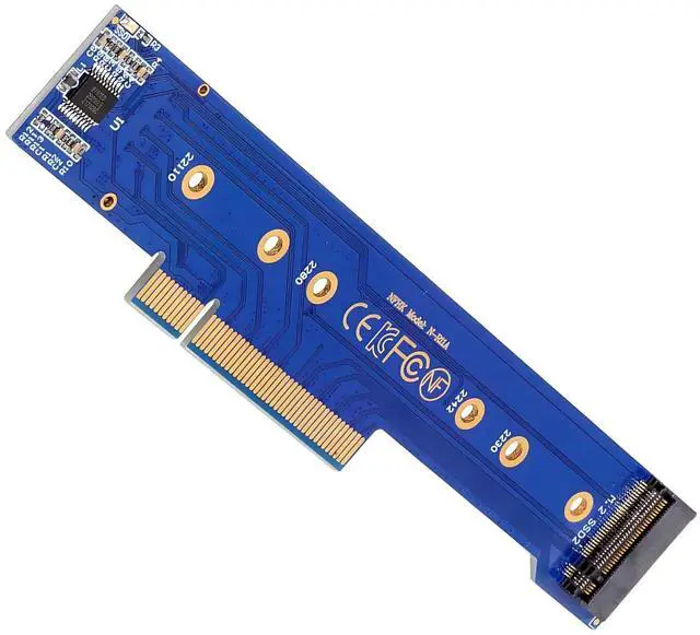 Main image of Virtual Raid NGFF Low Profile Dual 2X NVME M.2 SSD to Detachable Bifurcation PCIE Express Gen4 X8 X16 Raid Card VROC Raid0 Hyper Adapter