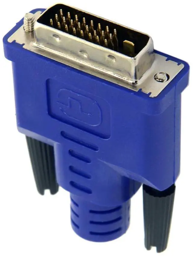 Main image of DVI Virtual Display 24+1 DVI-D Active Adapter Dummy Plug Headless Ghost Emulator Compatible with Remote Desktop Laptop Server NAS Black Color (4K@60Hz)