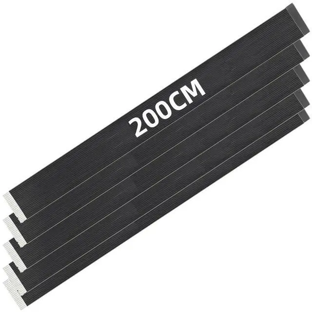Main image of 5pcs FPC Ribbon Flat Cable 0.5mm Pitch 20pin for USB2.0 Flat FPC 480Mbps Compatible with FPV HDTV Camera Multicopter Aerial Photography (200cm)