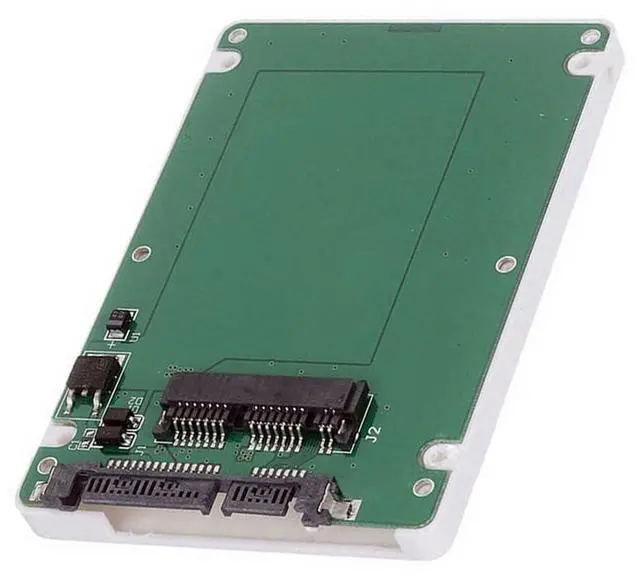 Main image of Micro SATA 7+9p 16pin SSD 1.8" HDD Hard Disk Drive to 2.5" SATA 7+15p 22pin Enclosure 6Gbps for Laptop Desktop