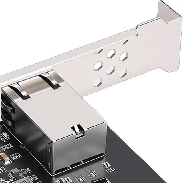 Alt view image 4 of 7 - PCIe X1 10Gb Network Card, 10Gbps Ethernet Adapter with RTL8127AT Controller and PXE Boot Support, for Desktop Server NAS 11 10