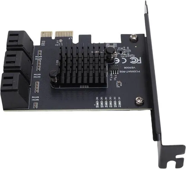 Alt view image 2 of 7 - 6 Port PCI E to Serial ATA 3.0 Controller Expansion Card for Fast Data Transfer Compatible with and Systems