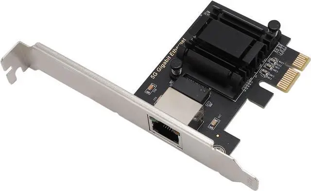 Main image of 5Gbps PCIe Network Card, PCI Express x1 3.1 to RJ45 Ethernet Adapter Network Interface Card with PXE Boot, for Win 10 11 Linux PC