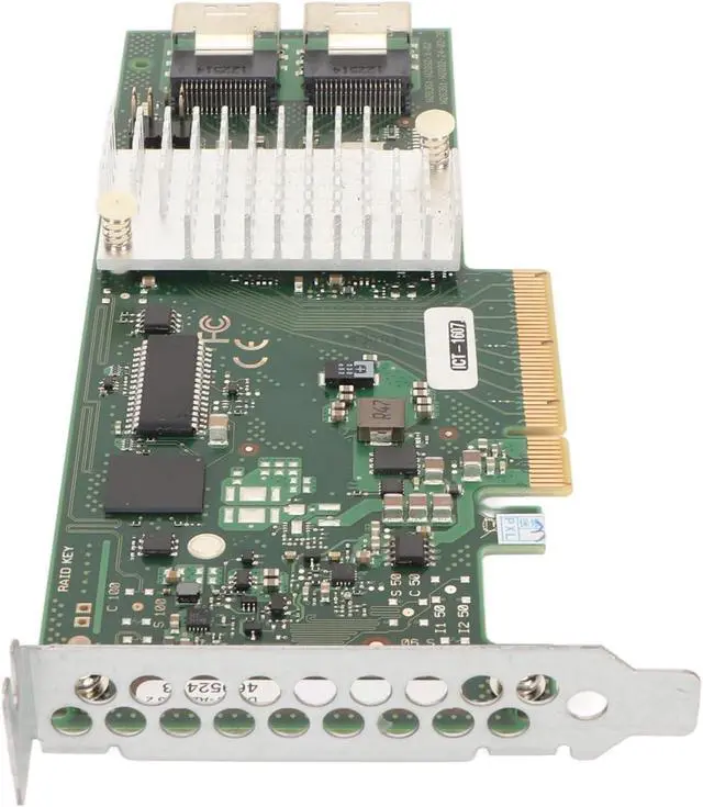 Alt view image 4 of 7 - High Speed Transmission, 2 SAS Interfaces, Flexible Array Configuration, PCIe Interface, High PerformanceController Card 6Gbps 2 SAS SSF 8087 for Computer Disk