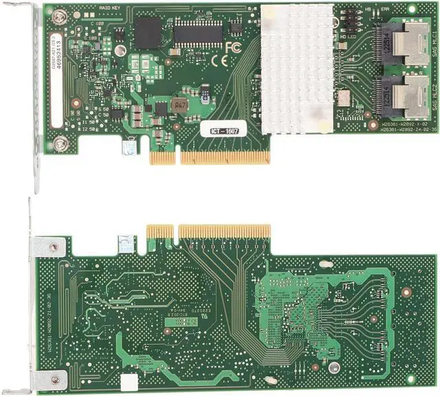 Alt view image 5 of 7 - High Speed Transmission, 2 SAS Interfaces, Flexible Array Configuration, PCIe Interface, High PerformanceController Card 6Gbps 2 SAS SSF 8087 for Computer Disk