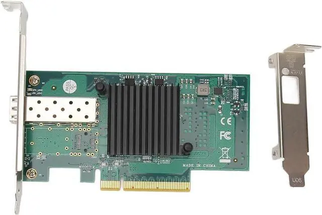 Main image of 1000Mbps PCIe SFP Network Card,82599EN Ethernet Adapter,PCI Express X8 5.0GTS Gigabit Ethernet Card,LC WOL ISCSI SFP Home Gigabit Server Adapter for