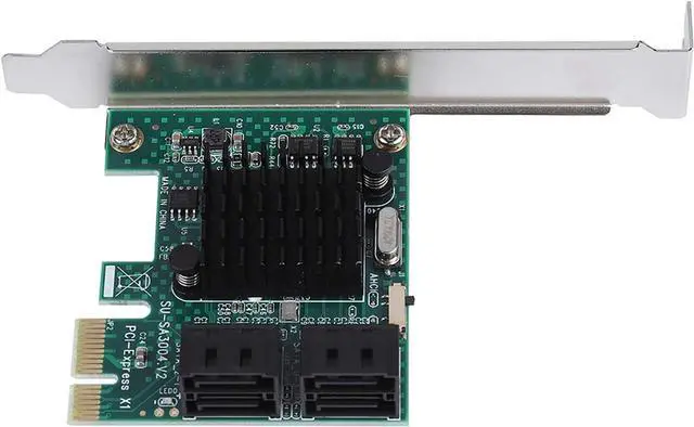 Alt view image 5 of 5 - 3.0 Expansion Card 4-Port PCIE to 3.0 Expansion Controller Adapter for Narrow Spaces, Thick GoldPlated PCIE Interface, Card with Larger Heat Sink