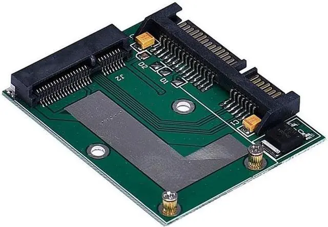 Alt view image 3 of 7 - 2PCS mSATA SSD to 2.5'' SATA 6.0 GPS Adapter Converter Card Module Board Pad Pcie