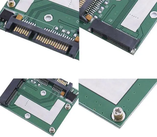 Alt view image 5 of 7 - 2PCS mSATA SSD to 2.5'' SATA 6.0 GPS Adapter Converter Card Module Board Pad Pcie