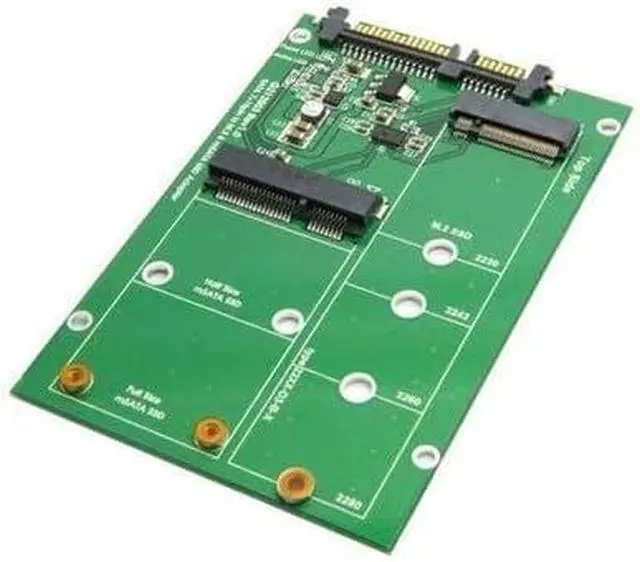 Alt view image 6 of 7 - Mini PCIe 2-Lane USB 3.0 to SATA Adapter for 2.5" Drives with M.2 NGFF B/M-Key & mSATA Support No Brand High Bandwidth
