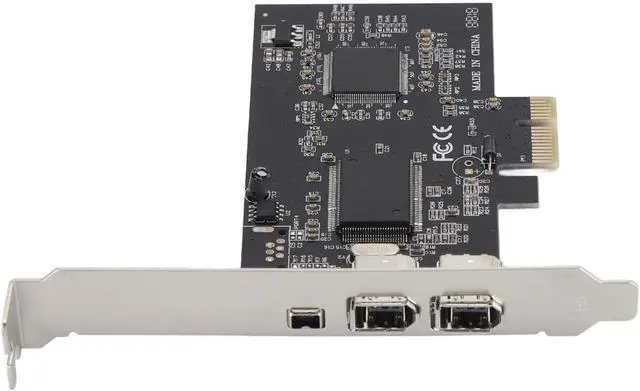 Alt view image 4 of 7 - PCIe Card 1x to 1394, Support 800Mbps Hot Swap Support PCIe Firewire Riser Card for Port 1394A 4 Pins