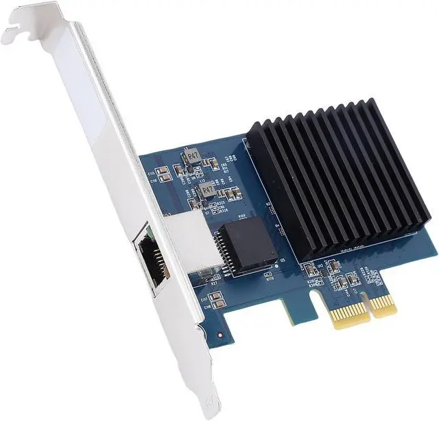 Alt view image 7 of 7 - 10Gbps PCIe Network Card, for Linux, Requires PCI Express x1 Slot Gen 4.0, or Higher (x4, x8, x16), PCI Express Gen 4 X1 to 10 Gigabit Ethernet Adapter