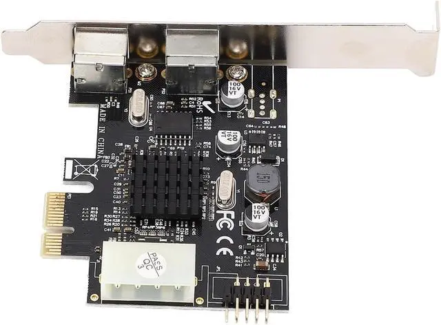 Alt view image 7 of 7 - PCIe to PS/2 Expansion Card, High Temperature PS/2 Mouse Expansion Card